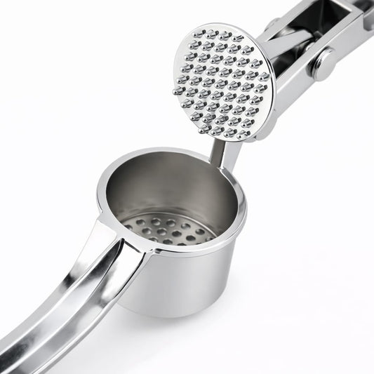 Stainless Steel Garlic Crusher | Manual Garlic Press Tool