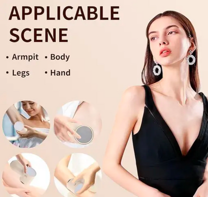 2 in 1 Hair Remover & Dead Skin Remover | USB Rechargeable Painless Body Grooming Tool