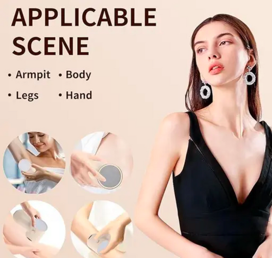 2 in 1 Hair Remover & Dead Skin Remover | USB Rechargeable Painless Body Grooming Tool