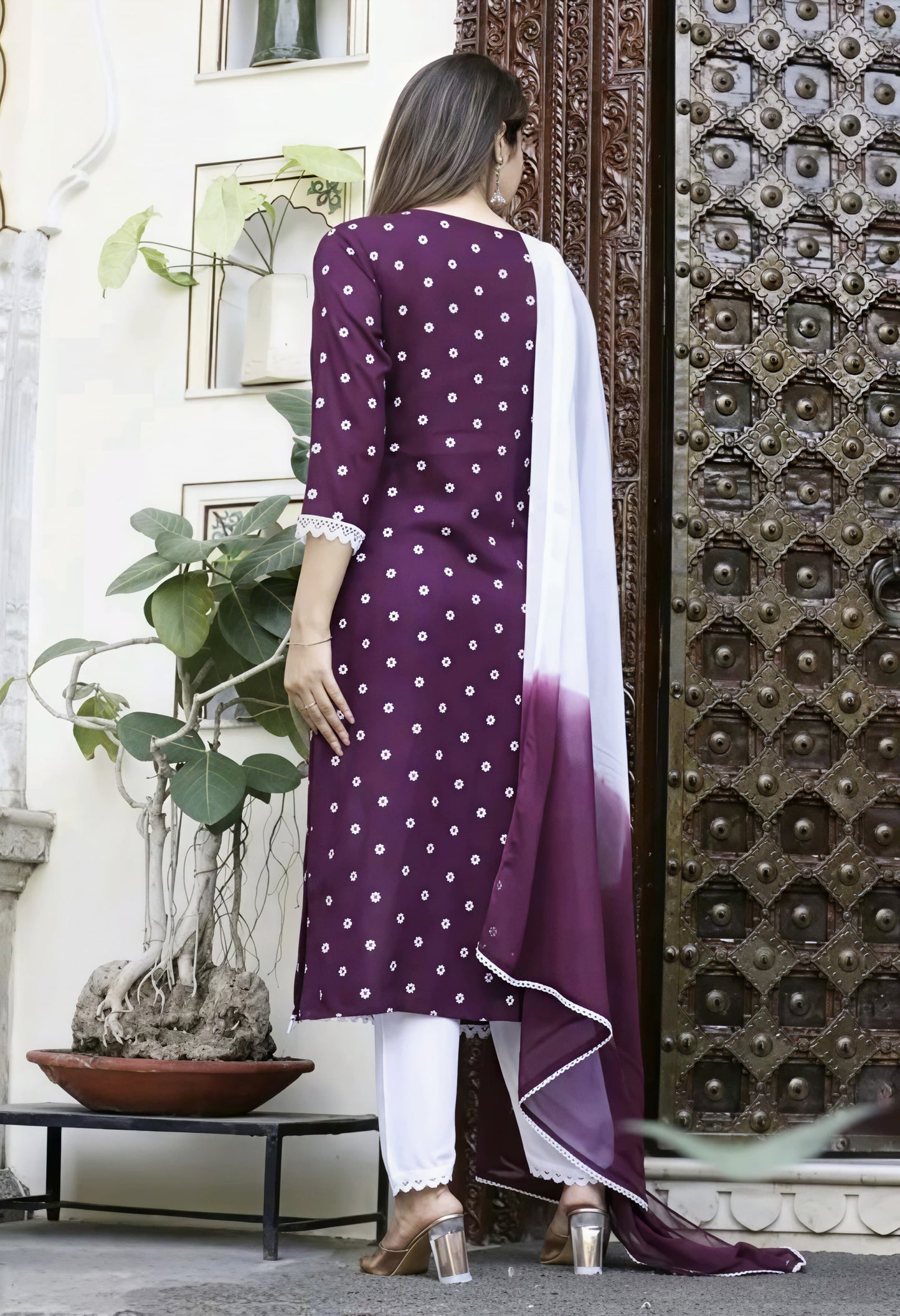 Women Rayon Embroidered Kurti Set (3PC) with Dupatta | Stylish Ethnic Wear for Daily & Festive
