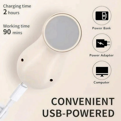 2 in 1 Hair Remover & Dead Skin Remover | USB Rechargeable Painless Body Grooming Tool