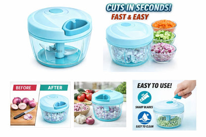Mini Pull Chopper – Fast Vegetable Cutter