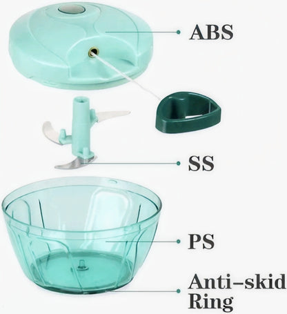 Mini Pull Chopper – Fast Vegetable Cutter