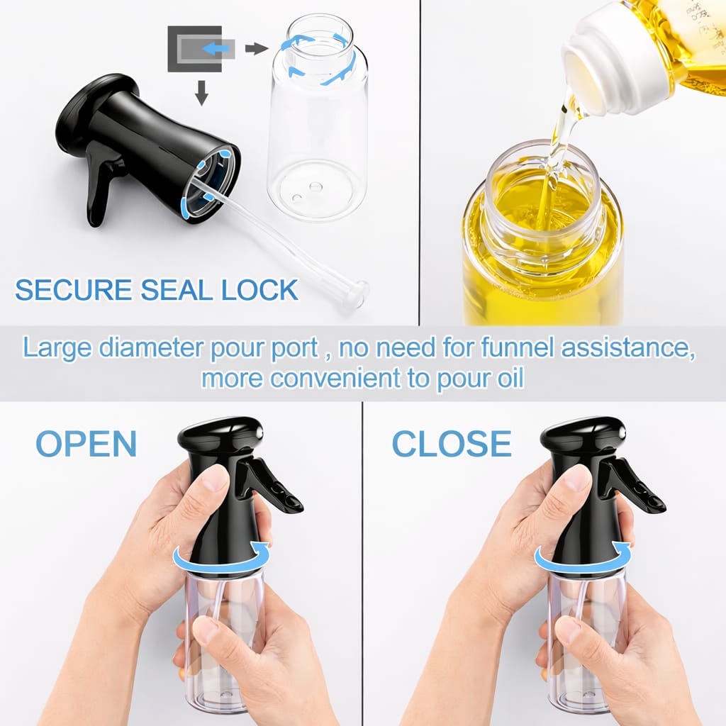 Oil Dispenser Spray, Cooking Oil Sprayer