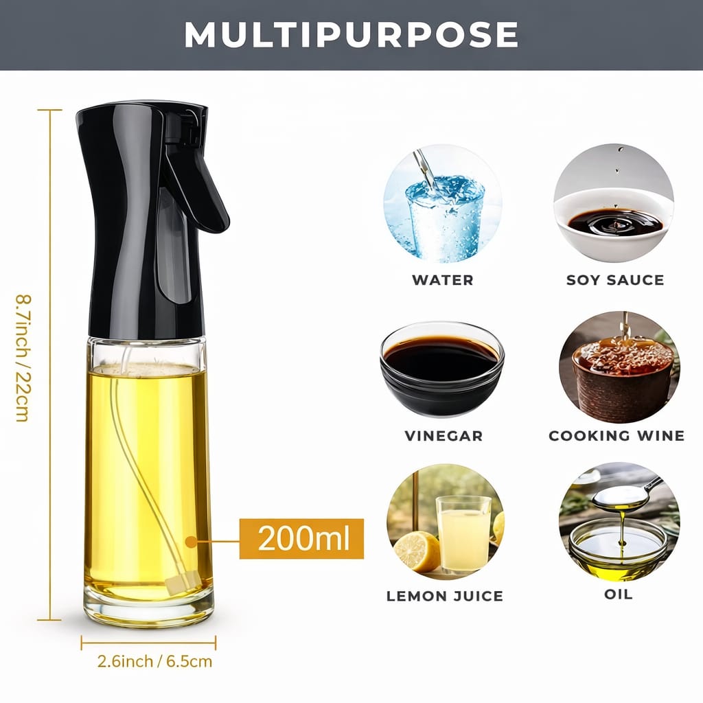 Oil Dispenser Spray, Cooking Oil Sprayer
