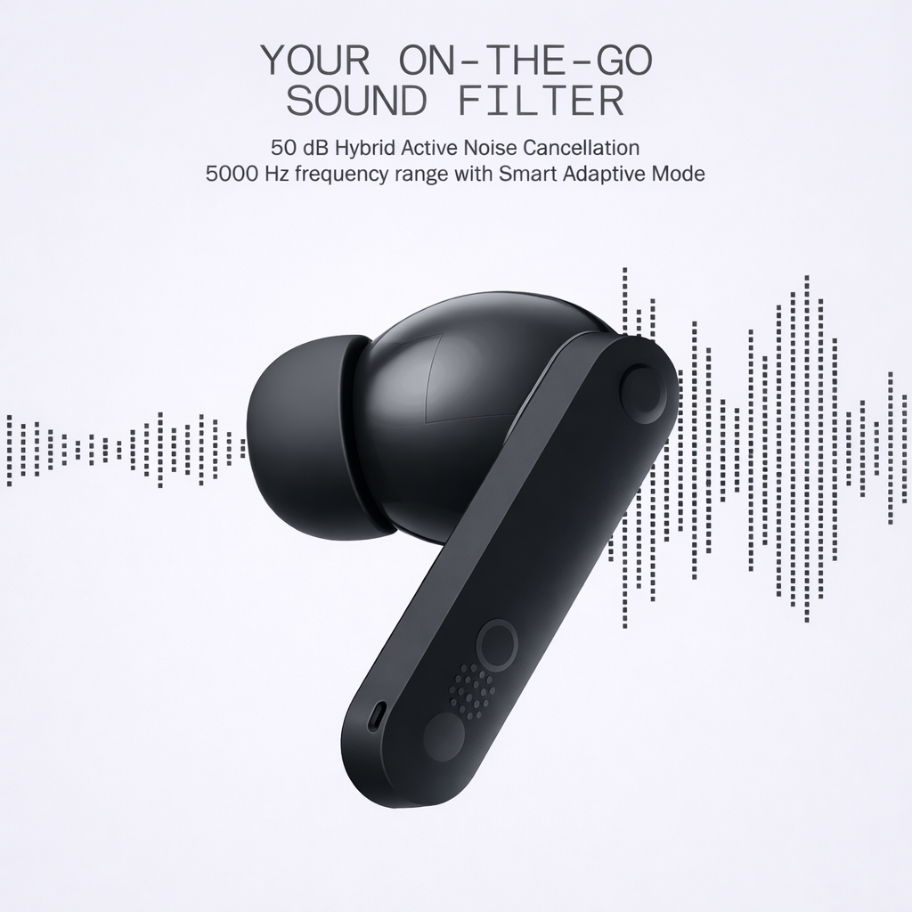 Best Wireless Earbuds with ANC & 10H Battery | Bluetooth 5.2 TWS