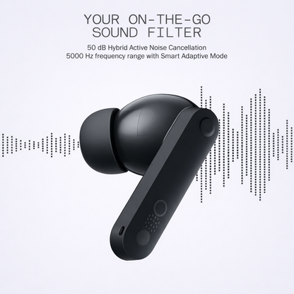 Best Wireless Earbuds with ANC & 10H Battery | Bluetooth 5.2 TWS